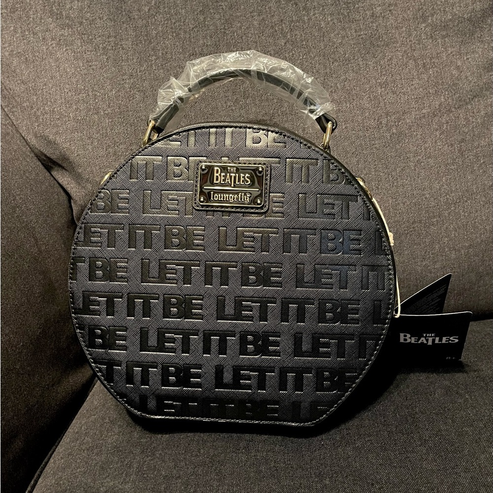 Loungefly The Beatles vinyl record crossbody & wallet - Picture 4 of 12